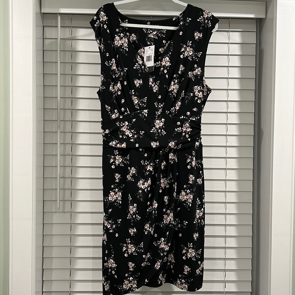 Violet and Roses Sleeveless Dress